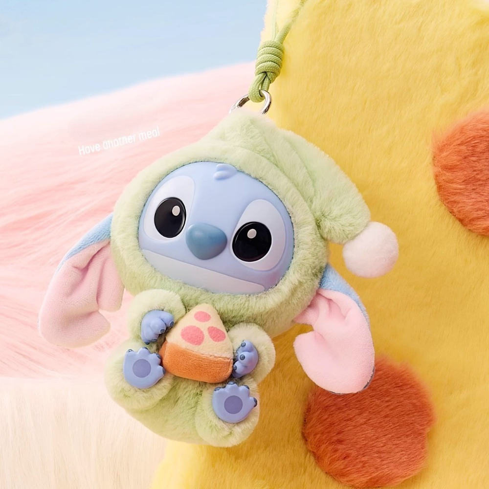 Genuine Mingchuang Premium Disney Stitch has to eat a blind box vinyl plush doll ornament no matter how sleepy it is.