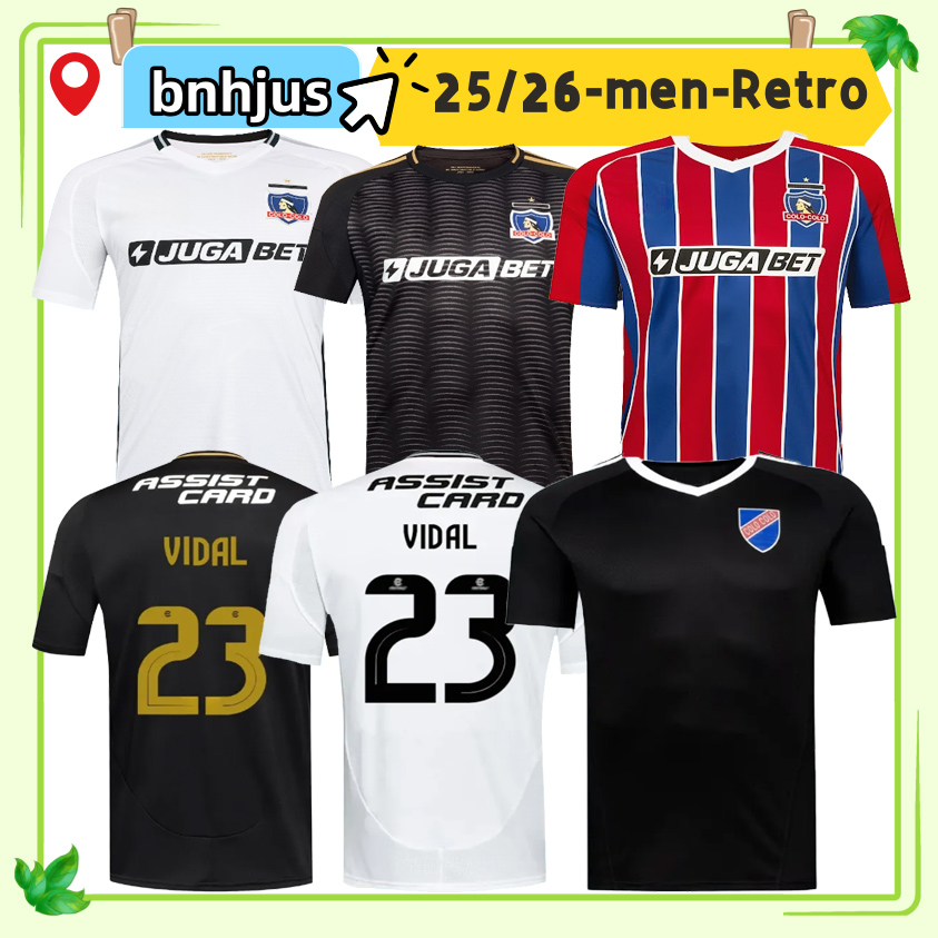 2025 2026 Colo-colo Soccer Jerseys VIDAL SOLARI FALCON 25 26 ZAVALA BOLADOS GIL maillots PALACIOS PIZARRO ISLA Camiseta men kids football shirt uniforms
