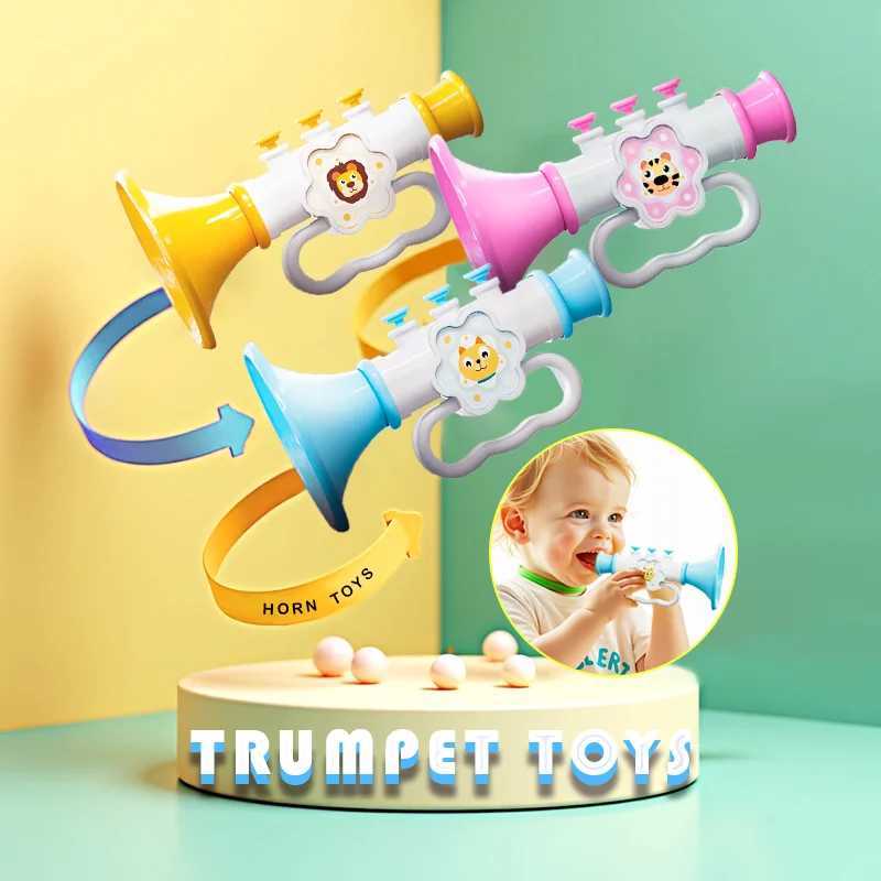 Joyful trumpet three colors randomly selected add new fun to childrens childhood can be used as a Christmas gift C250913