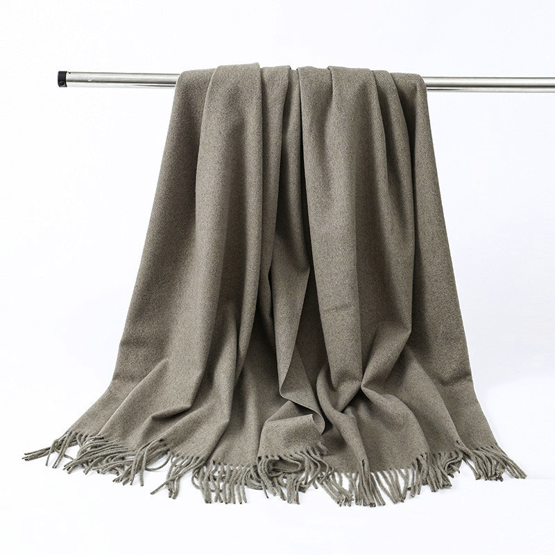 K1899 Solid Color Wool Scarf Women - Versatile Winter Wrap, Soft Blend Shawl Wholesale