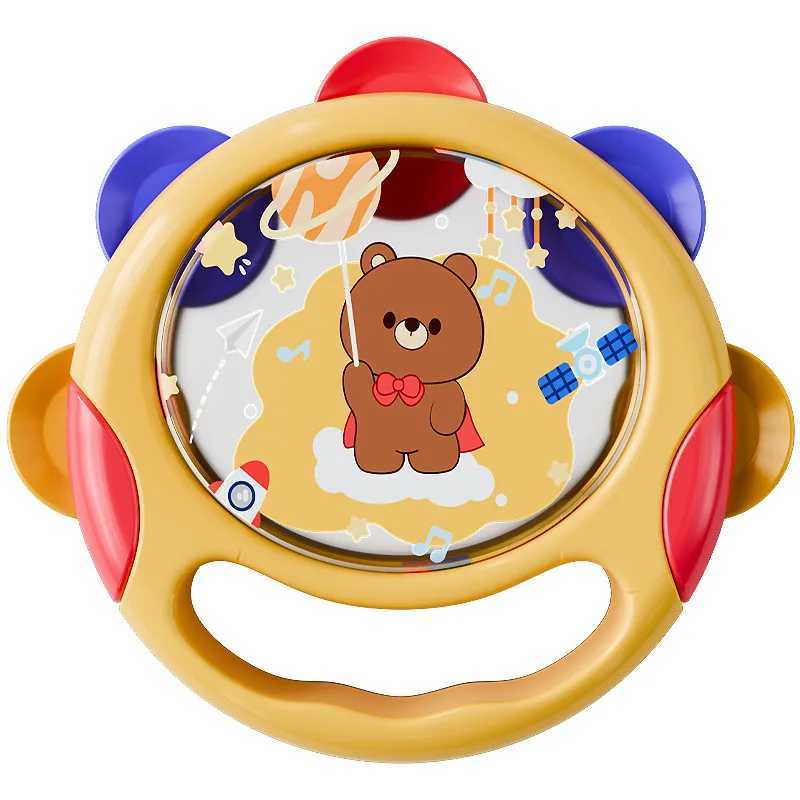 Baby toys handheld drums percussion instruments baby handheld tambourines C250913