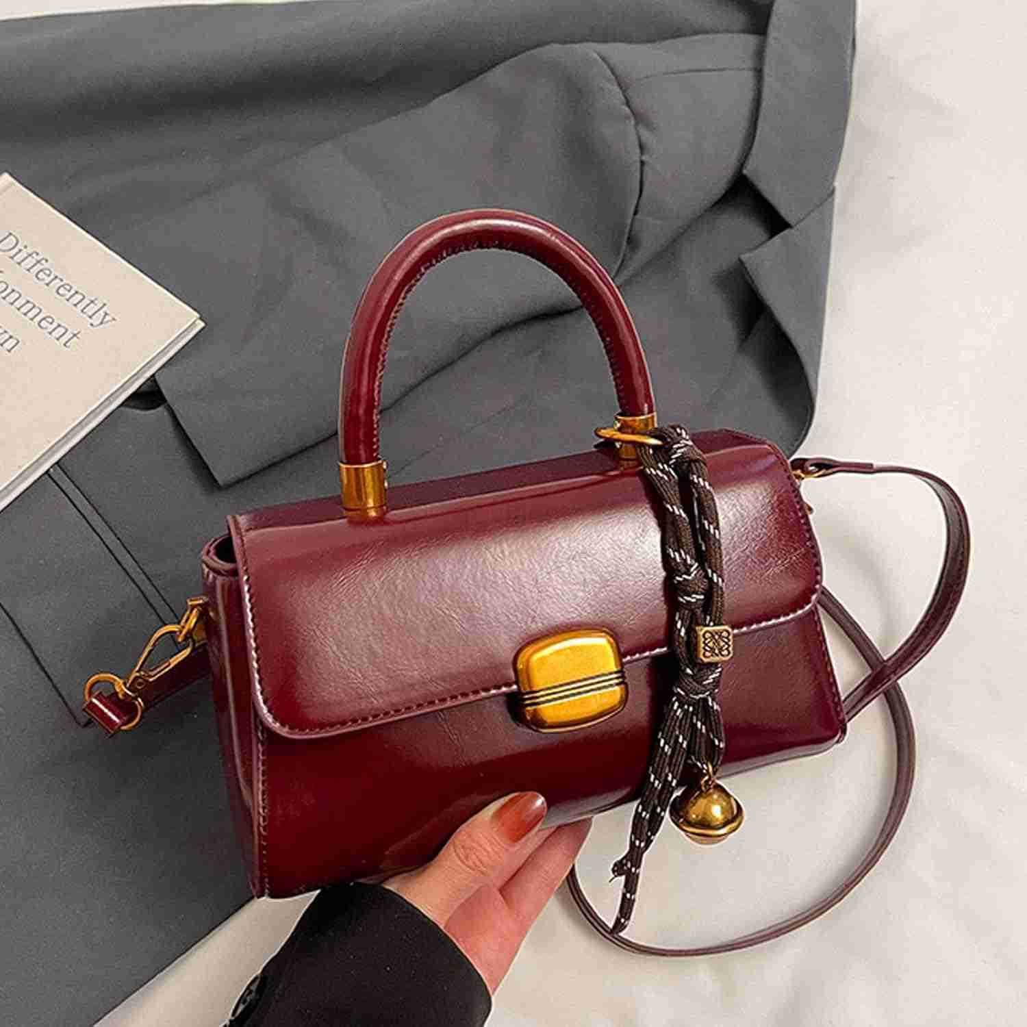 Shoulder Bags Retro Classic Purse Clutch Shoulder Simple HandBag with Zipper Closure Crossbody for WomenW250913