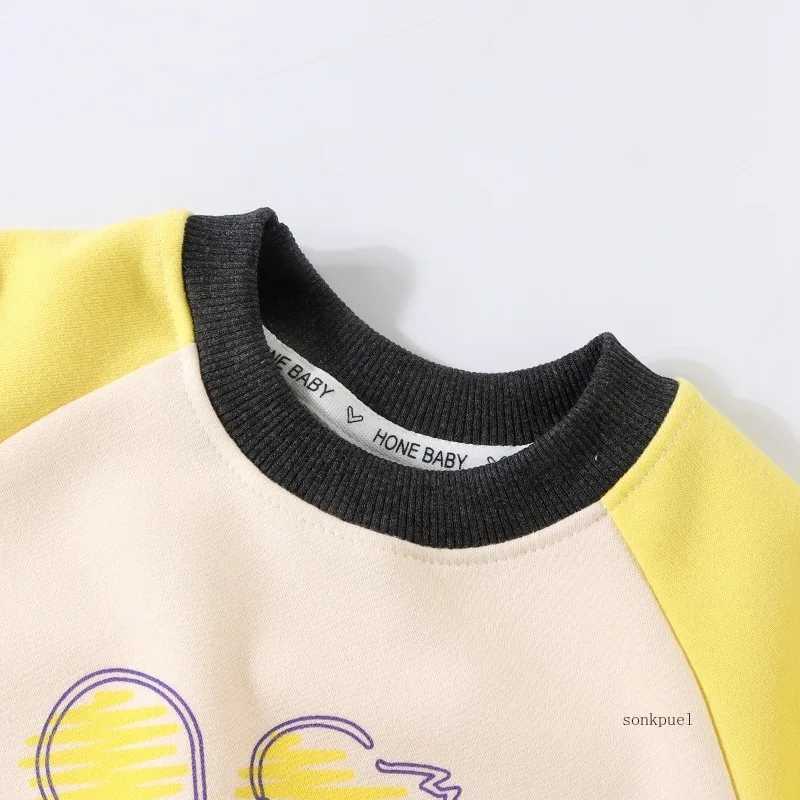 2PC 2025 New Kids Cartoon tops Pants Set Fashionable Boys Girls Two Piece Outfit Spring Autumn C250913