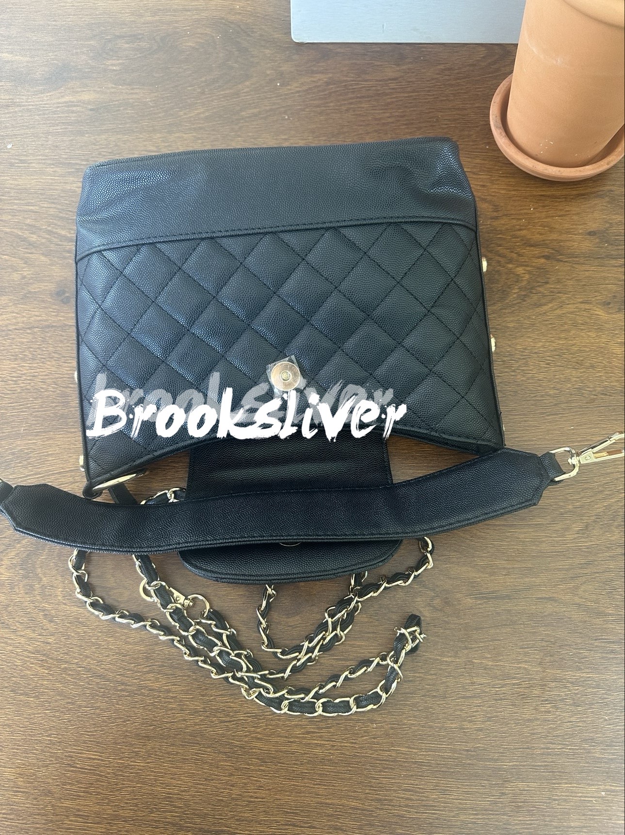 Custom Bag chain bag Beatue-gift 25X20x11CM organization holiday bag classical letter strap