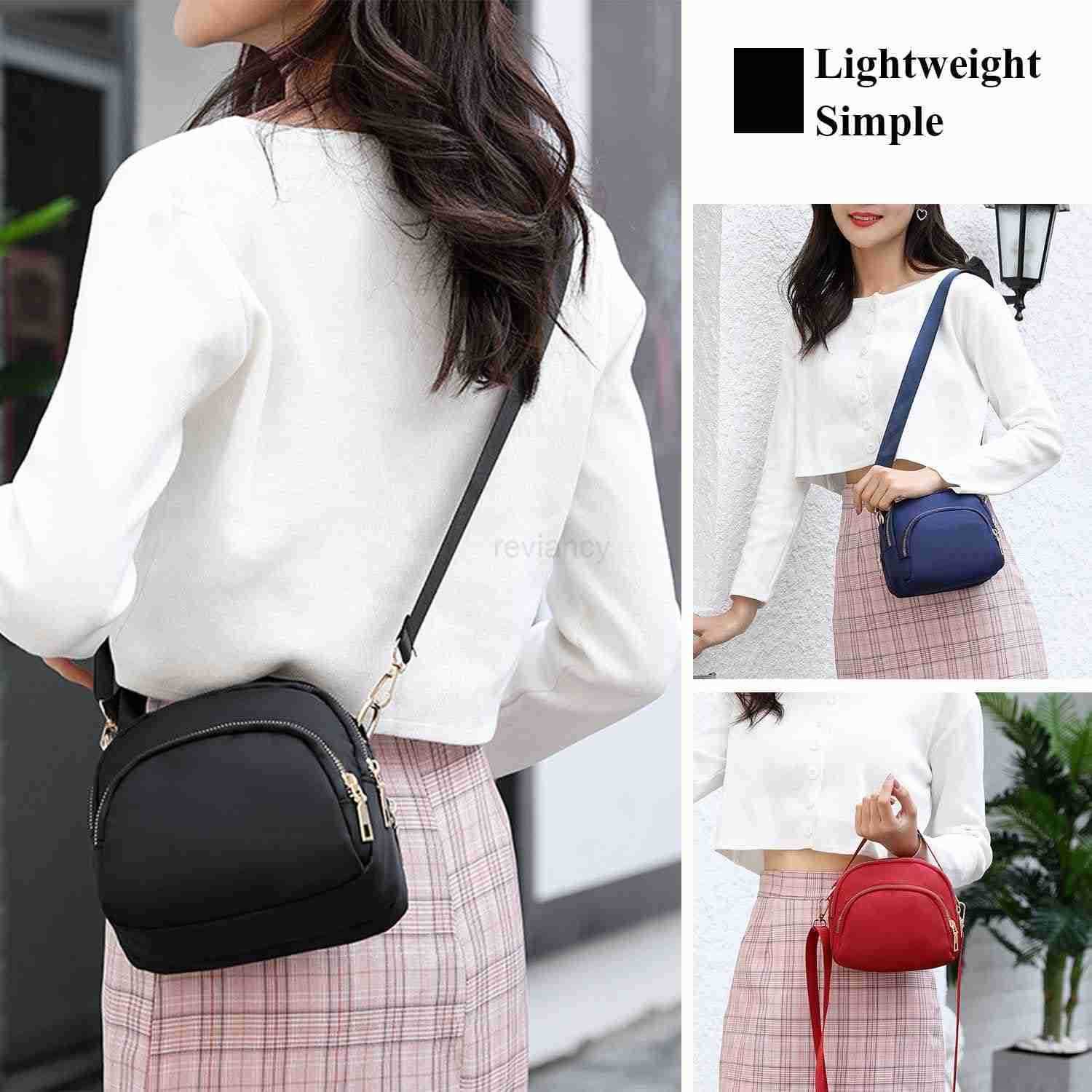 Small Crossbody Purse for Women Nylon Crossbody Wallet Phone Bag Shoulder Strap Wallet Pouch Mini Cell Phone PurseW250913