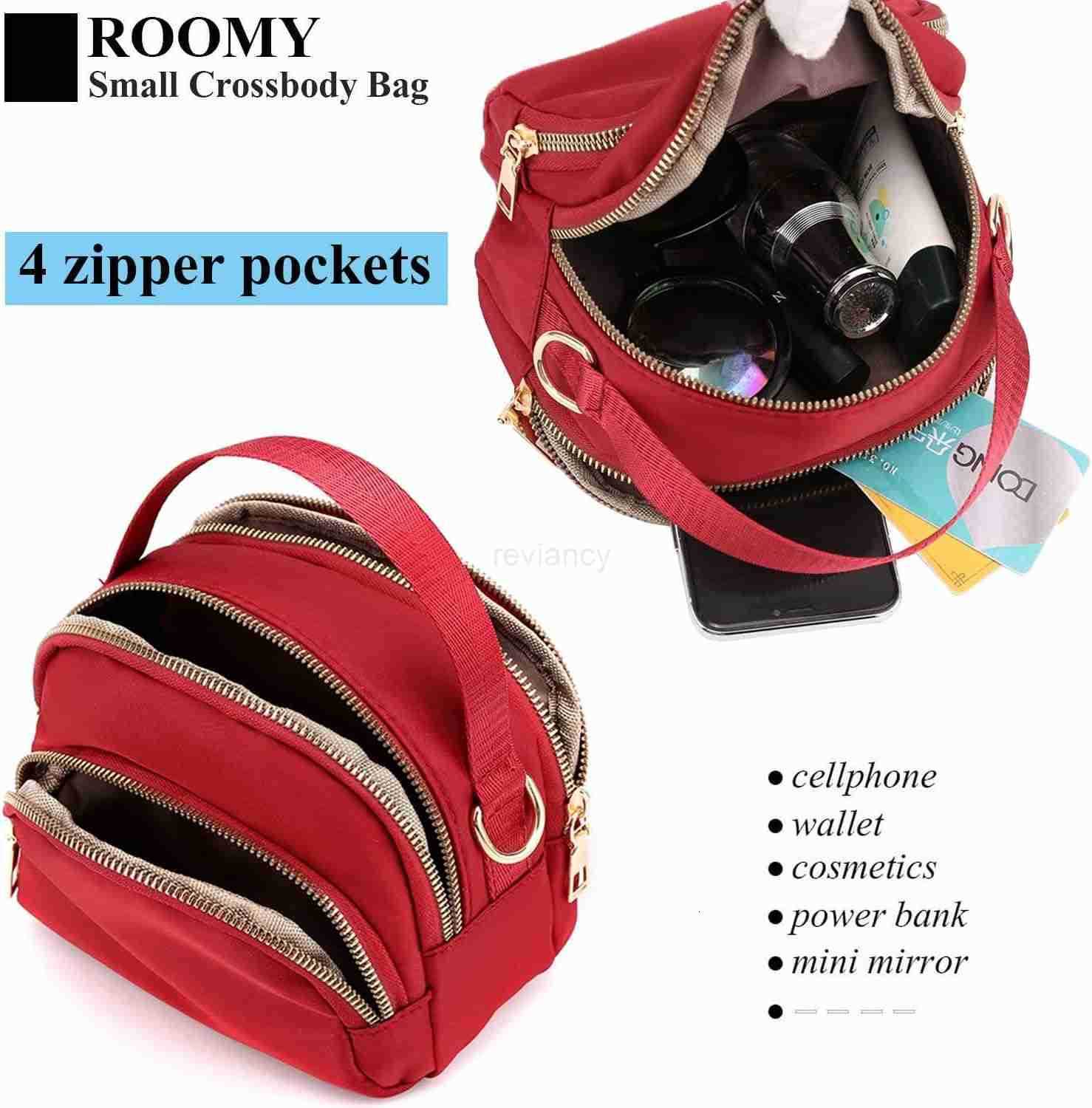 Small Crossbody Purse for Women Nylon Crossbody Wallet Phone Bag Shoulder Strap Wallet Pouch Mini Cell Phone PurseW250913