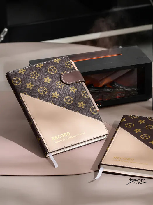 Wholesale Creative Art Vintage A5 Hardcover Lined Notebook Business Office High-Quality Printable Meeting Schedule Work Memo High-End Journal 250818 d