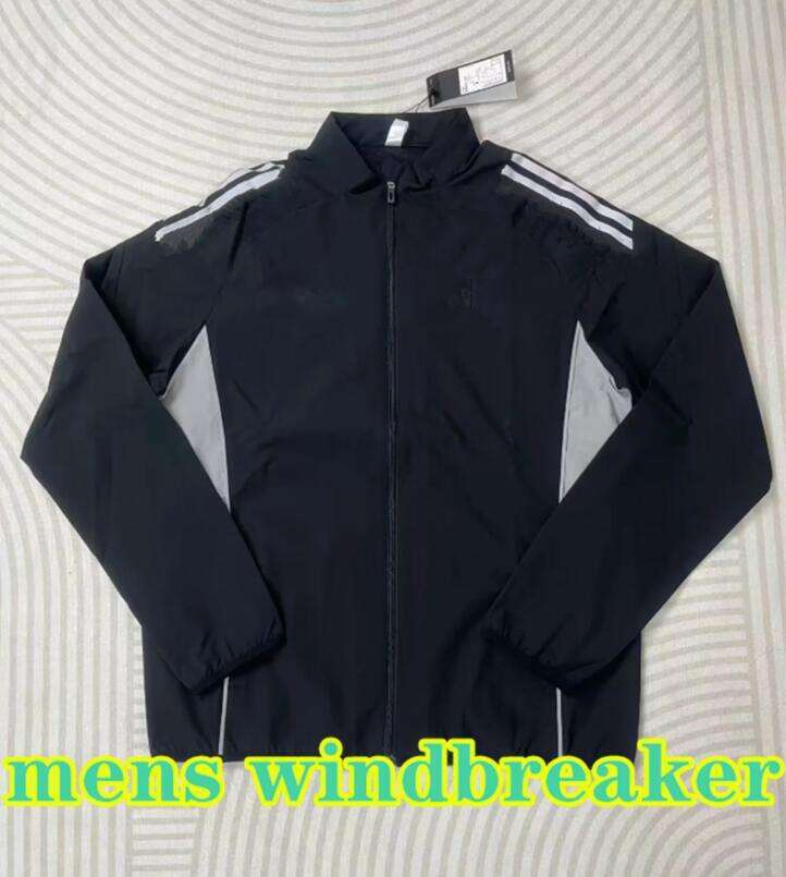 2025 2026 mens windbreaker of Long Sleeve Soccer Jacket with Full zipper and Hoodies LFC barcaes arsen Napoli long sleeve jersey99