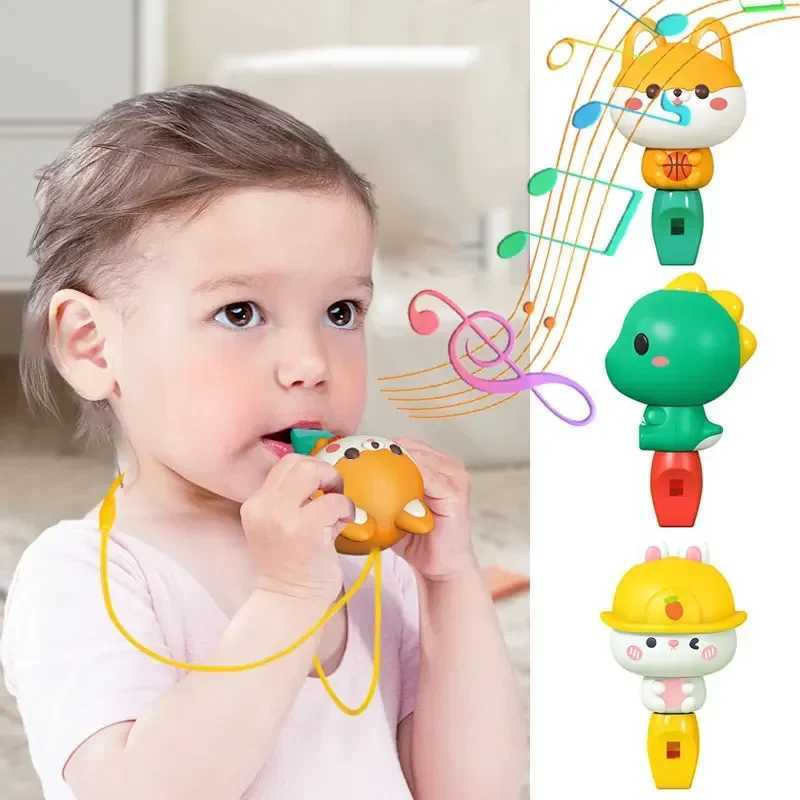 Cute Animal Rabbit Baby Whistle DinosaurDog Whistling for Kid Early Learning Musical Instruments Toys for Toddlers 13 Gift C250913