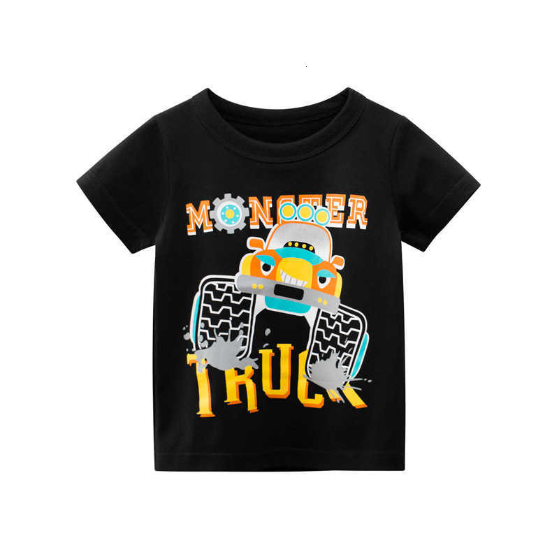 Summer Children's Clothing Boys' Tops Cartoon Cotton Children's Short Sleeve T-shirts