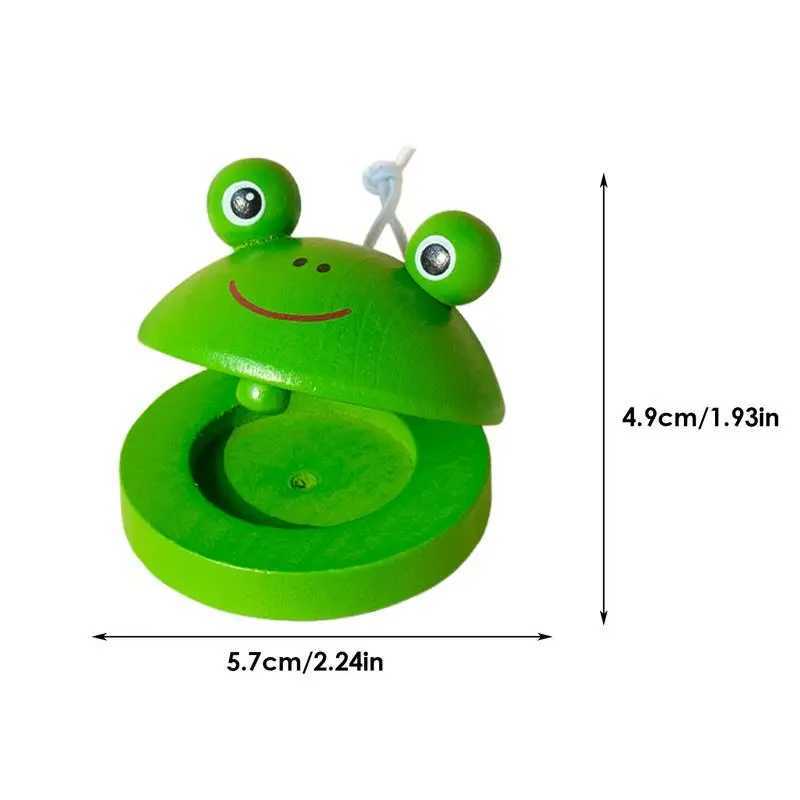 Kids Cartoon Wooden Castanets Music Instruments Baby Clapper Handle Musical Instruments Toys Educational Toys For Children C250913