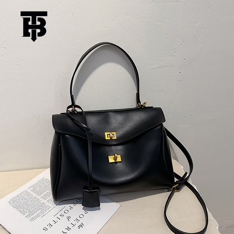 TB BHULAMTE Designer Bag Cross-border High-end Luxury Bag Texture Simple Underarm Bag For Women 2025 New Large Capacity Tote Bag Commuter Shoulder Cro