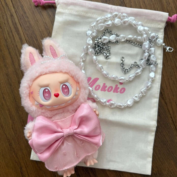 17Cm Mokoko Jump Into Summer Series Kaii Surprise Labubu Toy Action Figures Blind Box Vinly Plush Doll Pendant C251024