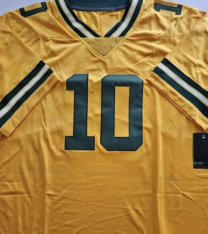 Personalized Custom 2025 NEW Football Jersey 10 Love Josh Jacobs Matthew Golden Tucker Kraft Xavier McKinney Jayden Reed Romeo Doubs