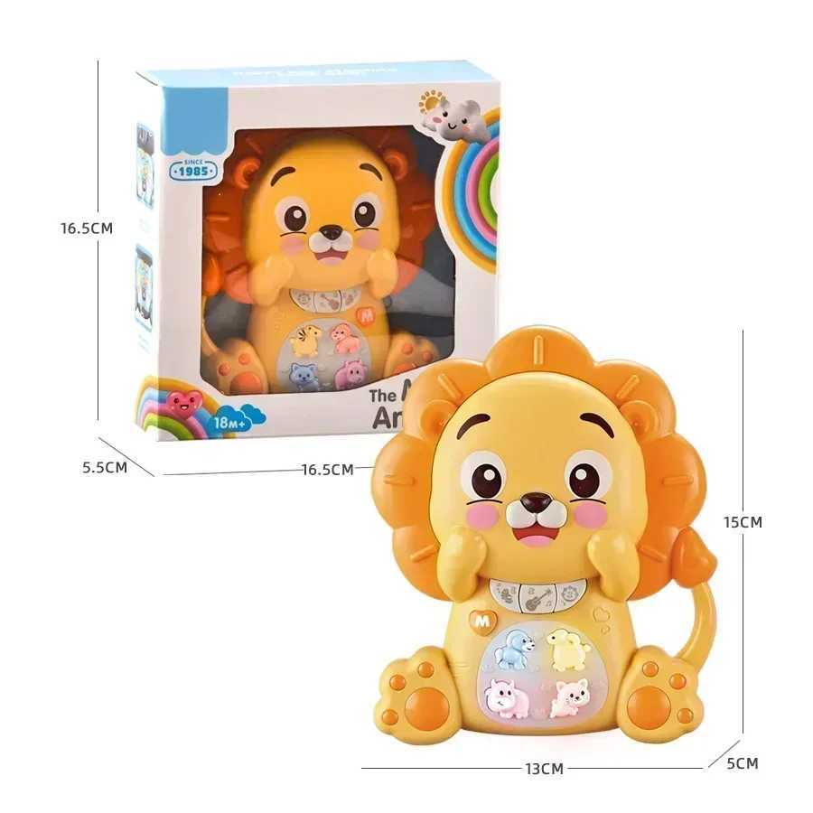 Cartoon Animals Pianos Keyboard with Lights Early Learning Electronic Music Baby Toys Educational Sensory Music Tos for Toddlers C250913