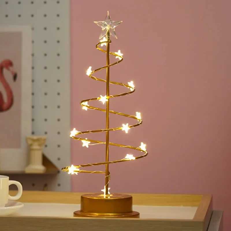 led lights Christmas tree decoration LED table lamp crystal light room decoration star light living room atmosphere light C250913