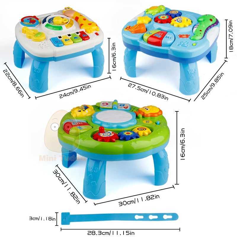 Music Table Baby Toys Learning Machine Educational Toy Music Learning Table Toy Musical Instrument for Toddler 6 months C250913