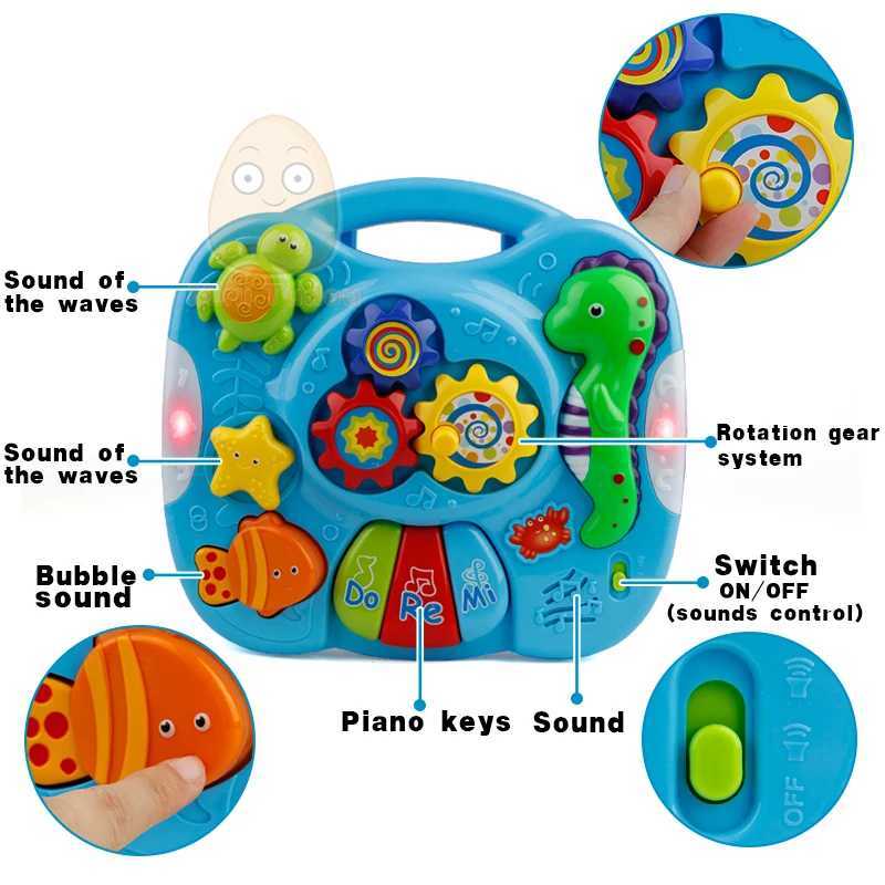 Music Table Baby Toys Learning Machine Educational Toy Music Learning Table Toy Musical Instrument for Toddler 6 months C250913