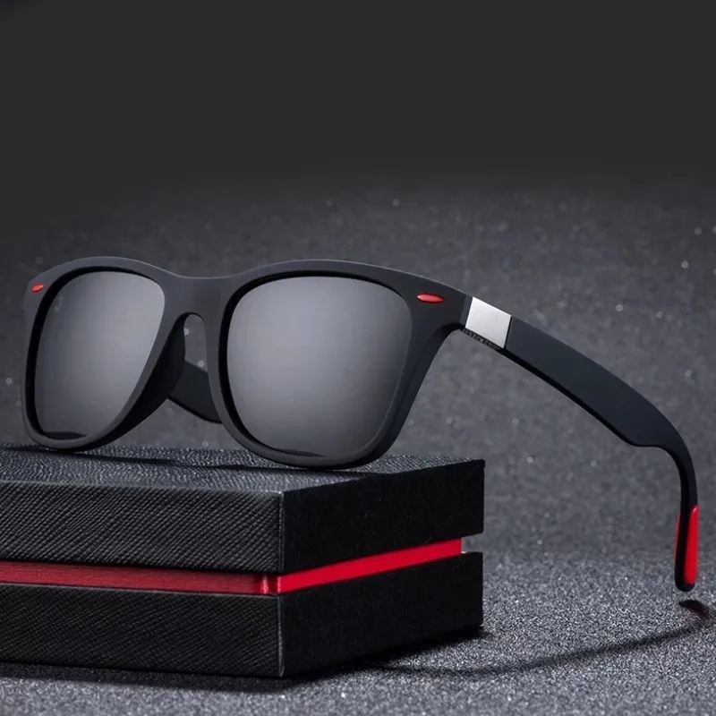 Magnetic Chain Polarized Retro Sunglasses UV400 TR90 Frame For Men Women Y2K Style Driving Fishing