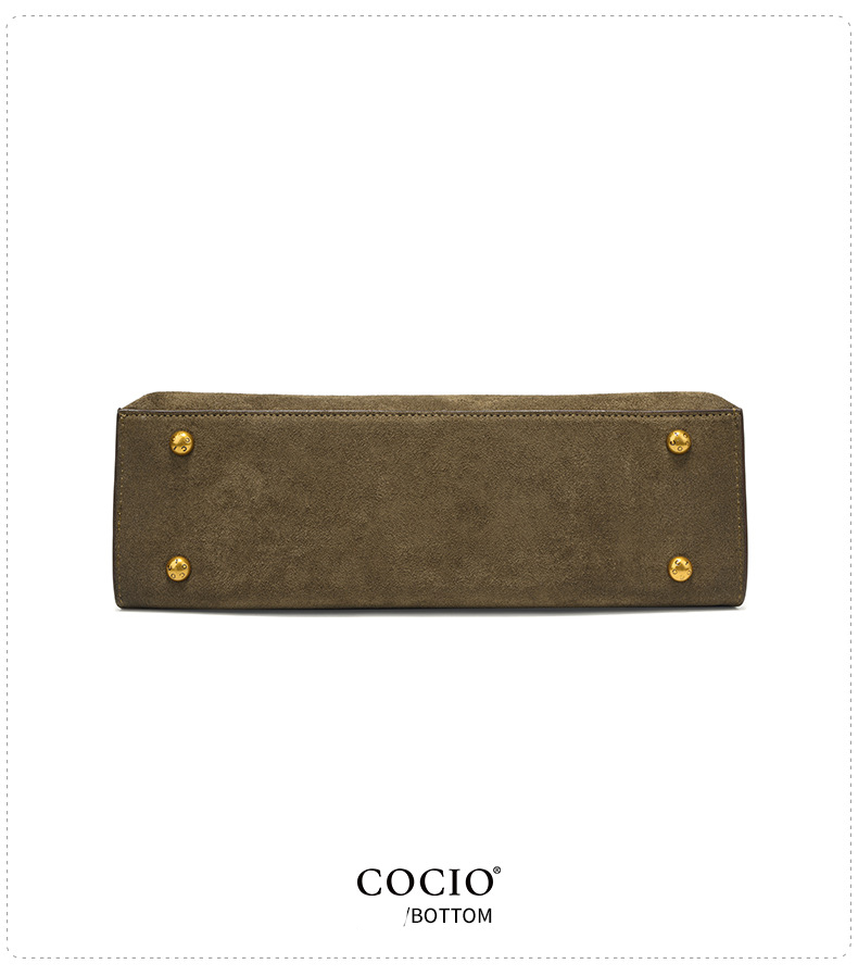 COCIO new Free delivery designer tote bag Fashionable simple casual solid color women's handbag fashionable