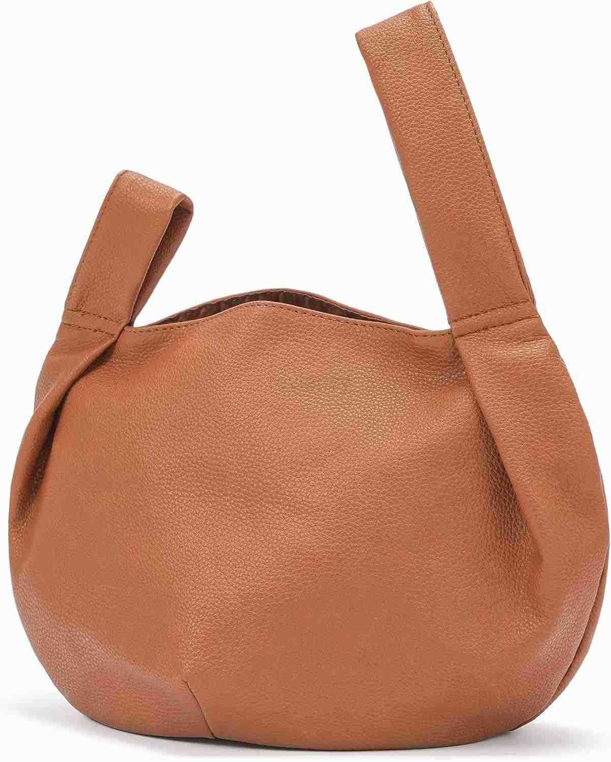 Womens Small Tote Bag for Women Soft Leather Top Handle Bag Wristlet Knot Pouch Purses and HandbagsW250913