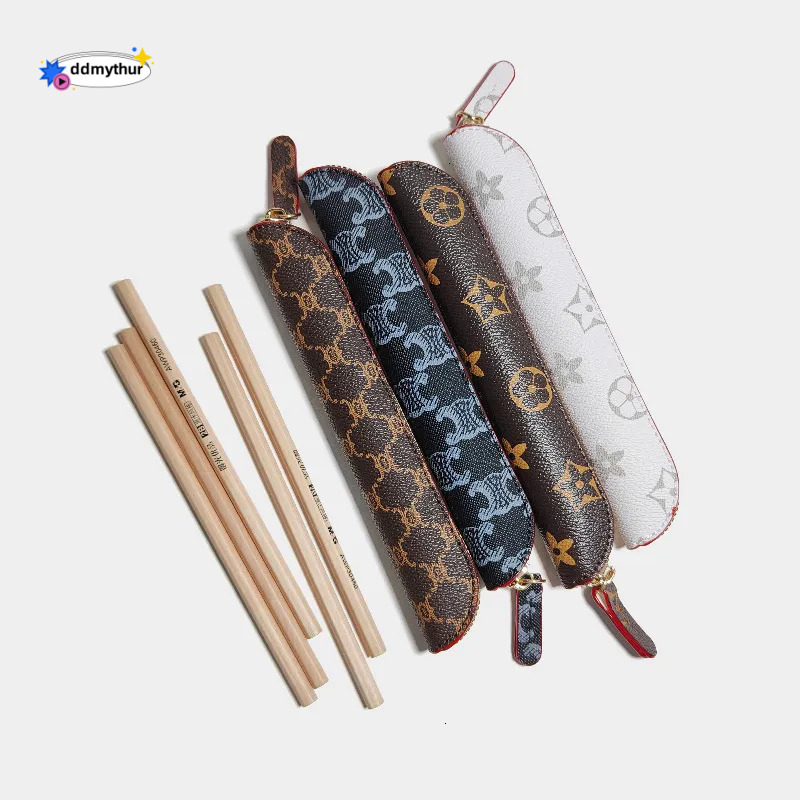 wholesale Simple Classic Old Flower Print Small Capacity Case for Boys and Girls Pencil Insulin Pen Storage Bag 250726 ddmythur