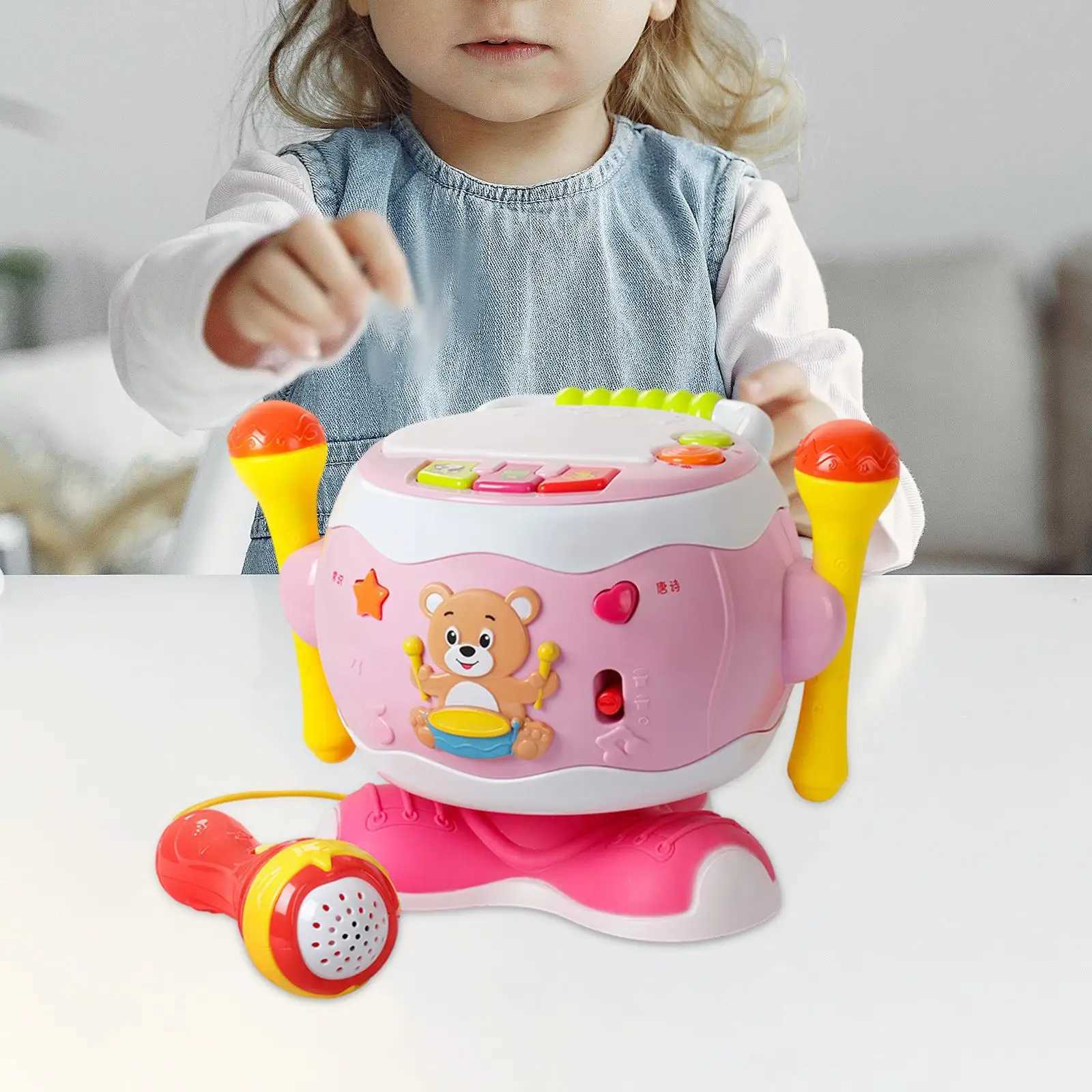 Baby Drum Childrens Hand Beat Drum for Kids 1 2 3 4 Year Old Children C250913