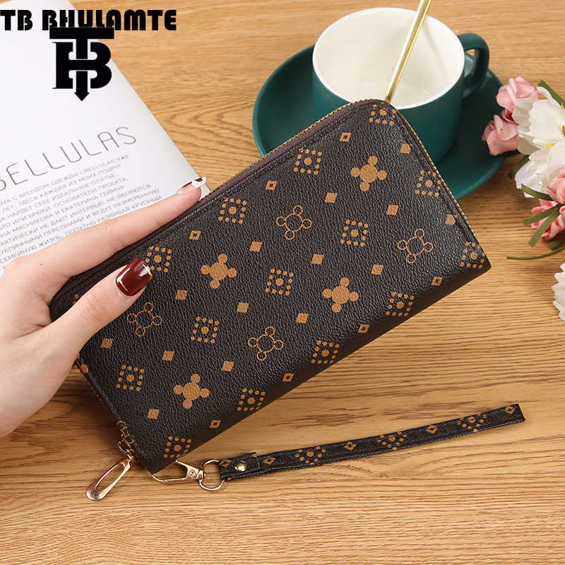 TB BHULAMTE Designer Bag Source Luxury Bag Factory 2025 New Women's Luxury Bag Wallet Long Multi-card Slot Coin Purse Money Clip Zipper Clutch Ph