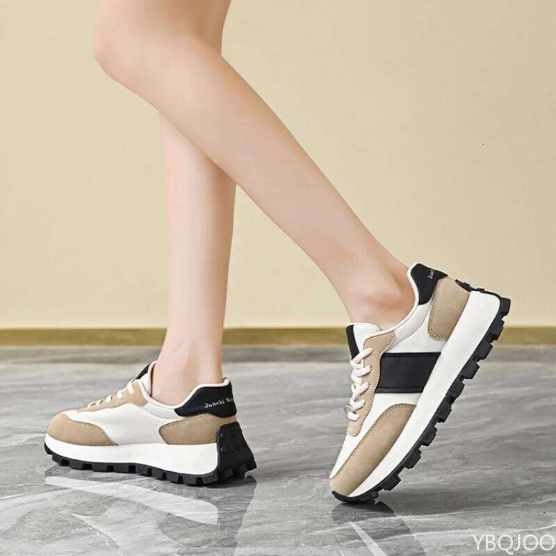 Autumn new breathable running students height increasing casual simple comfortable non slip wear-resistant women's shoes