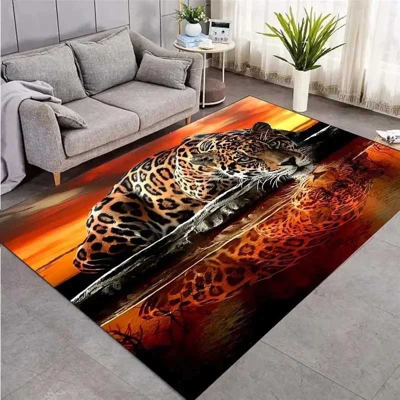 3D Printed Tiger Pattern NonSlip Carpet for Living Room Sofa Kitchen Entrance Hallway Balcony Large Area Rug Floor Mat C250913