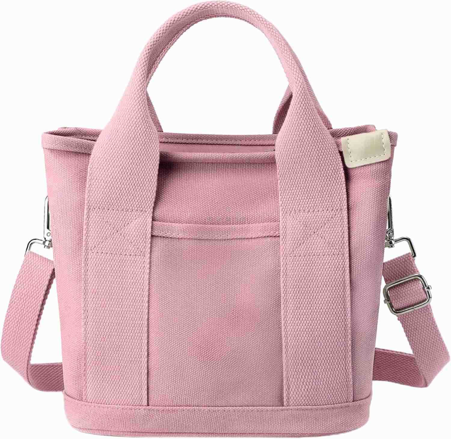 Canvas Tote Bag for Women Stylish Crossboy Handbag Casual Hobo Bag Top Handle Satchel with Multiple PocketsW250913