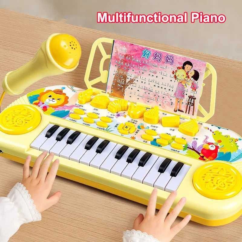 New 36key Childrens Electronic Piano with Microphone Baby Educational Electronic Piano Multifunctional Toy Musical Instrument C250913