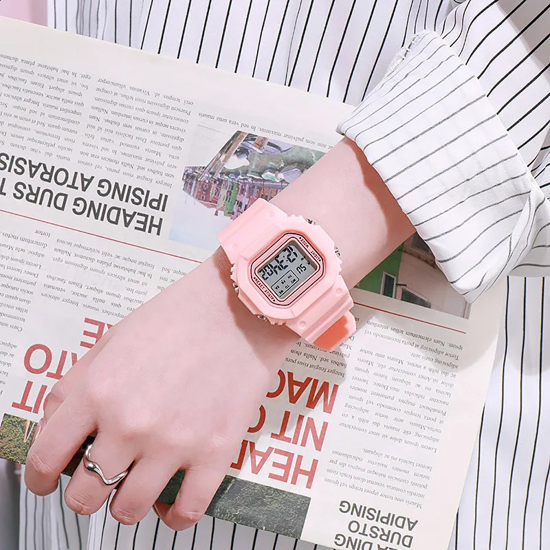 Fashion Sports Mens Digital Watches Waterproof Simple LED Wristwatch Casual Silicone Time Date Display Male Electronic Clock 250912