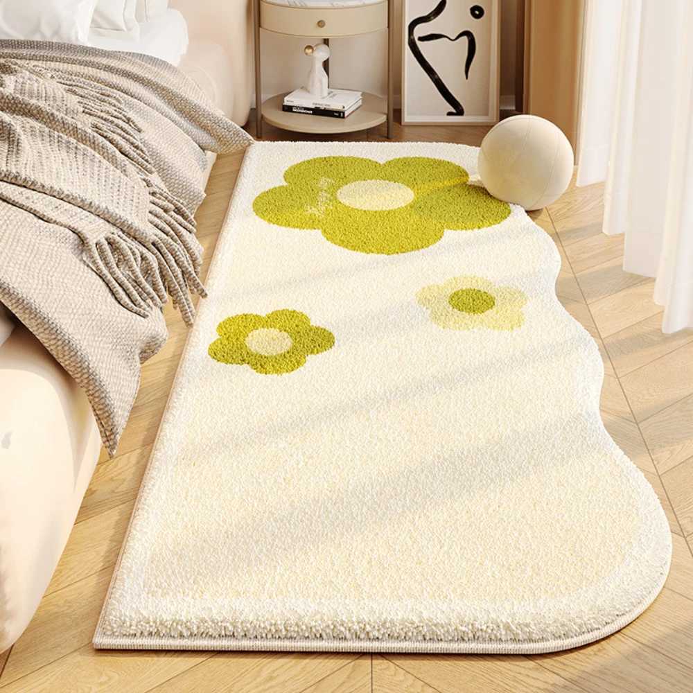 VIKAMA Rug For Flannel Bedside Nordic Simple Fresh Flowers Bedroom Living Room Sofa Tea Table Carpet C913 H260226