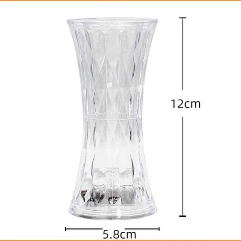 LED Night Light Crystal Diamond Table Lamp Transparent Acrylic Night Lamp Bedroom Bedside Reading Lamp C251122