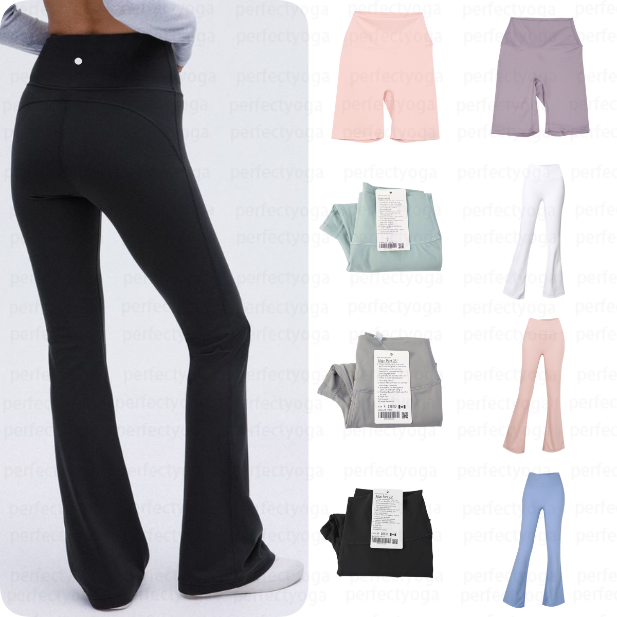 New women yoga leggings pants with pockets tight pants high waisted fitness suit flared pants elastic fitness outdoor shorts luluity lemoner leggings Pants sets