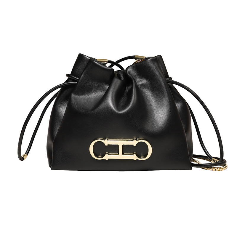 Small Niche Brand Women's Bag PU Large Capacity High-quality Exquisite Shoulder Bag Retro Solid Color Multifunctional Handbag