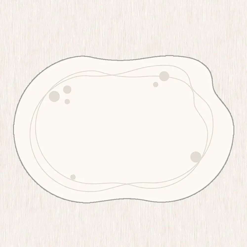 VIKAMA Minimalist Line Design Faux Wool Rug UltraThin StainResistant NonSlip Carpet for Bedside Living Room Soft Mat C913 H260226