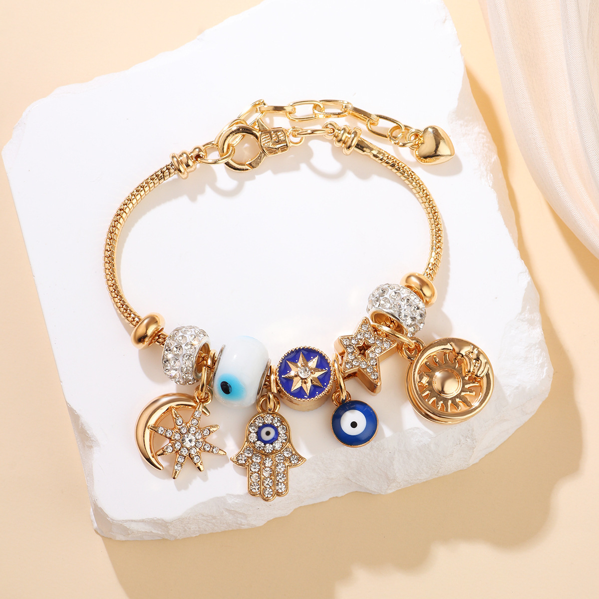 New Pan Style Multi-Element DIY for Women, Light Niche Fairy Tale Dream World Bracelet ddmymoon