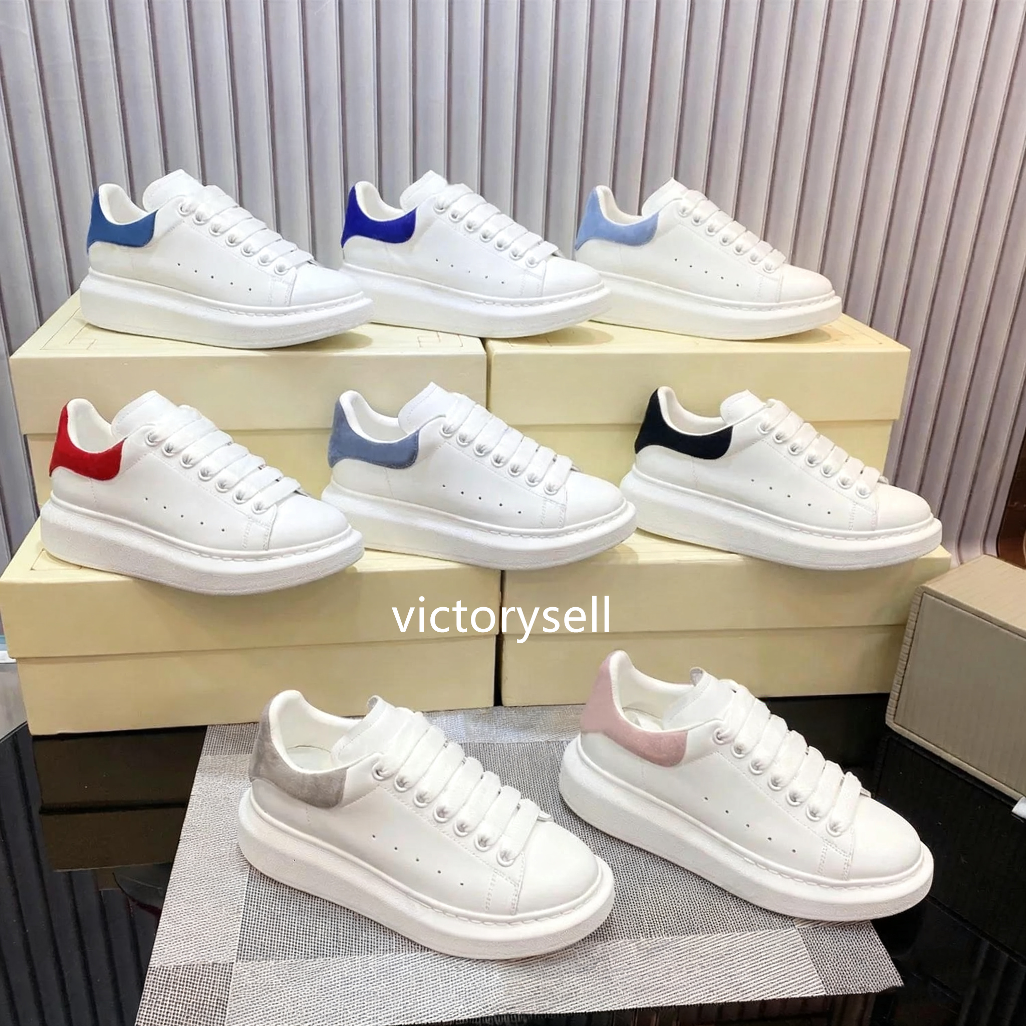 Designer White Black Suede Leather Lace Up Luxury Men Trainers Platform Oversized Sneakers Mens Casual Velvet Espadrilles Women outdoor Shoes