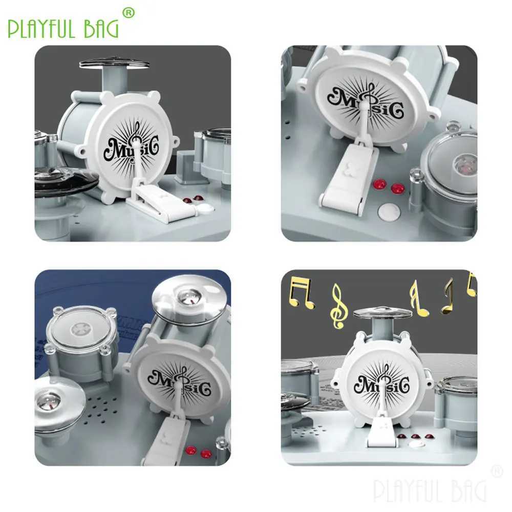 Electric Creative Finger Drum Mini Touch Desktop Drum Set Kids Music Learning Toys Funny Game Christmas Gifts VG239 C250913