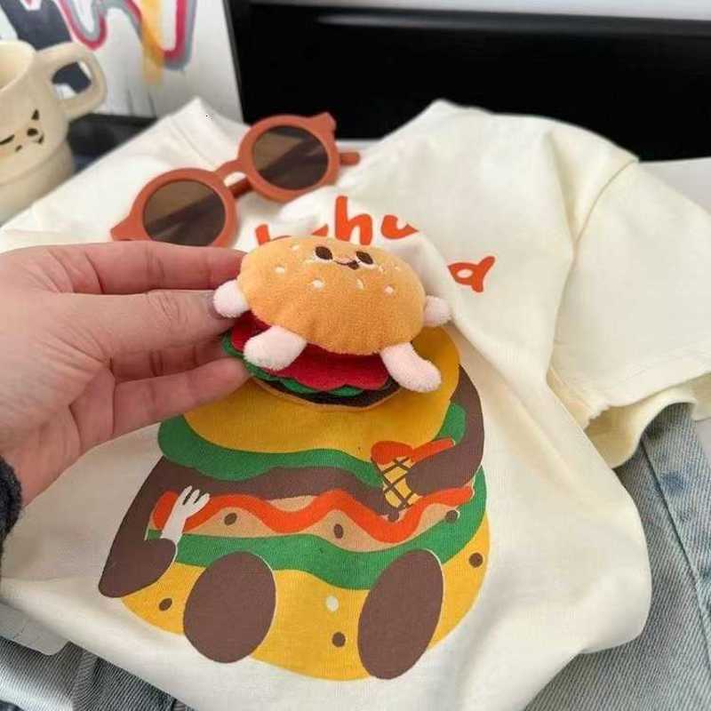 Boys and Girls Summer Short Sleeve T-Shirt 2025 New Children's Stylish Cartoon Short Sleeve Baby Top Thin Casual Trendy