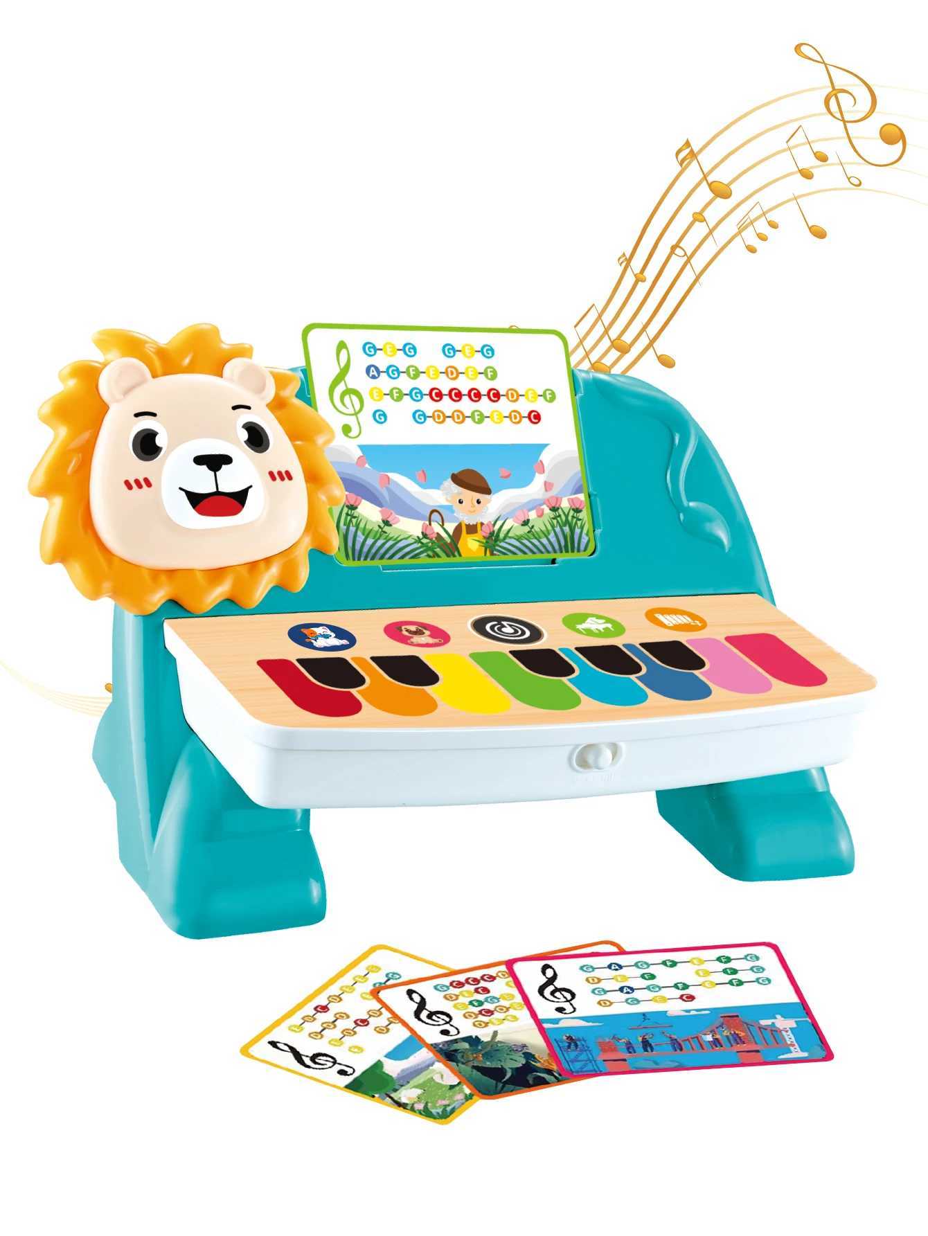 Lion touch playing piano toy safe wireless intelligent touch electronic small piano can play music C250913