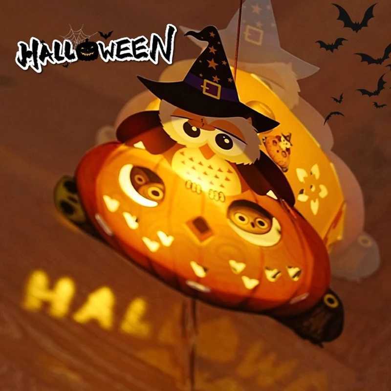 Halloween Lantern Pumpkin Lanterns Diy Material Package Party Headlight Halloween Decorations Outdoor Party Props C250913