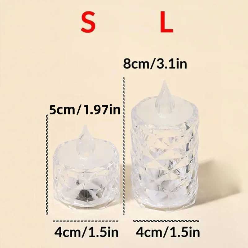 Electronic Candle Night Light Atmosphere Light Courtship Proposal Electronic Candle Christmas Decorations Light C251122