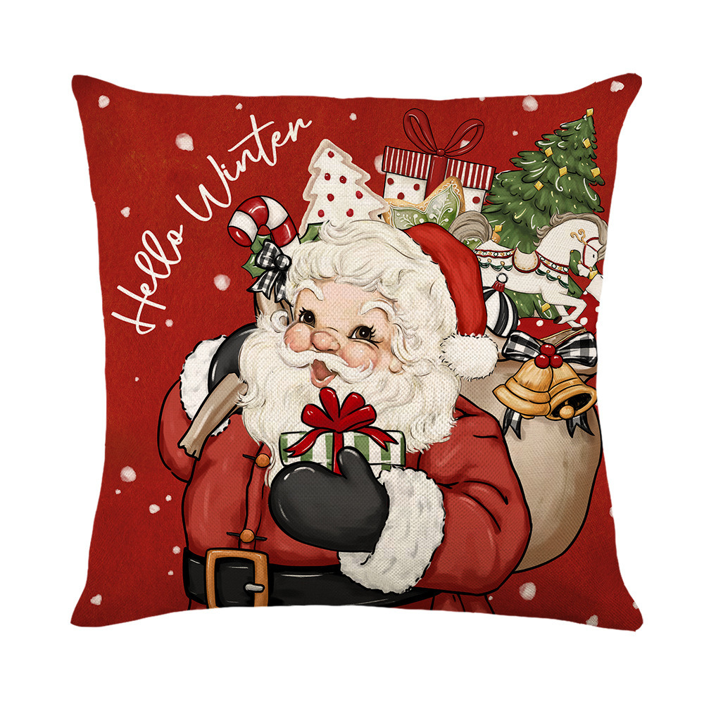 Premium Christmas Pillow Cover with Core free Polyester Bedhead Cushion, Amazon's New Sofa Pillow Pillow Case