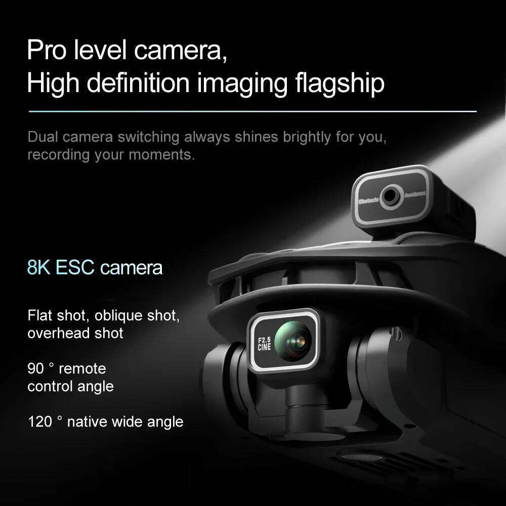 Drones New V168 MAX LCD Screen FPV 8K HD Camera 5G WIFI 360° Obstacle Avoidance GPS Drone Brushless RC Quadcopter Toys Dron