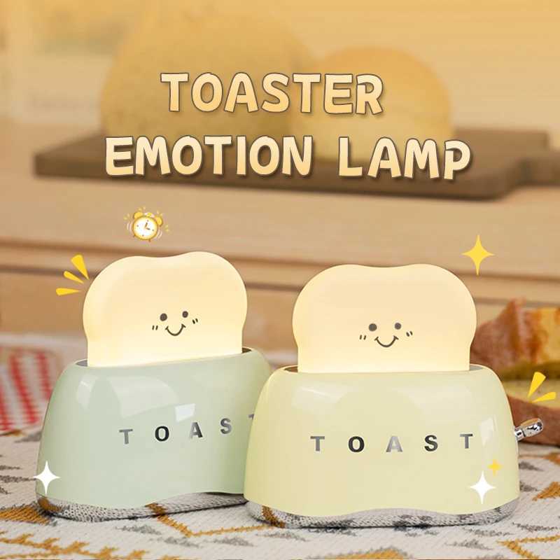 New Toast Night Light Cute little Bread Lamp Breastfeeding portable light with timer is still a great gift for kids and friends C251122