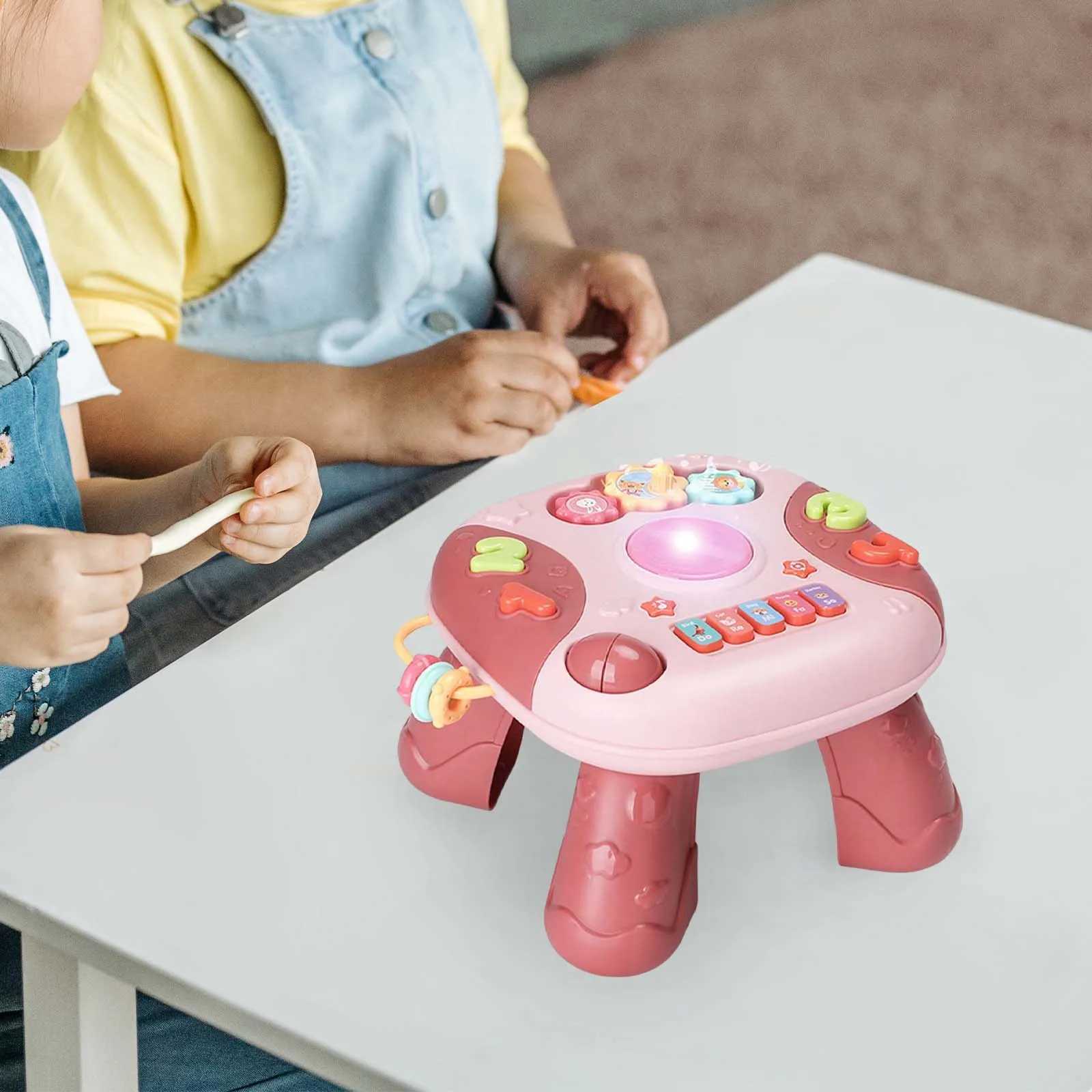 Baby Activity Table Toys Musical Sound Cute Infants Activities Toys Educational Skills Learning Music Game Kids Gift For Baby C250913