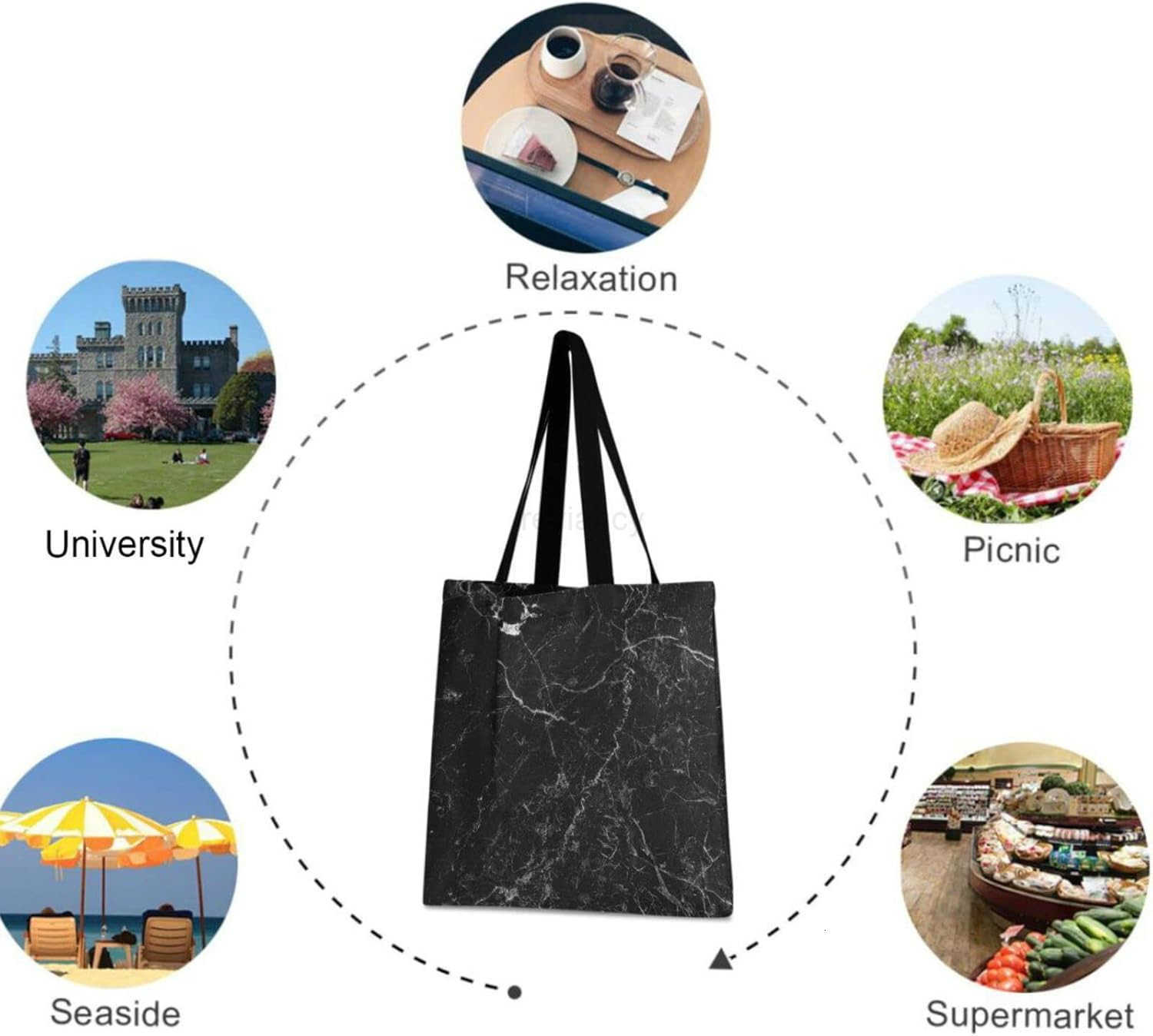 Women Fashion Handbags Tote Bag Shoulder Bag Top Handle Shopping Travel Bags for Gym Beach Travel DailyW250913